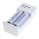 Chargeur de piles Eneloop BQ-CC80MCC20 USB avec 2 piles AA incluses