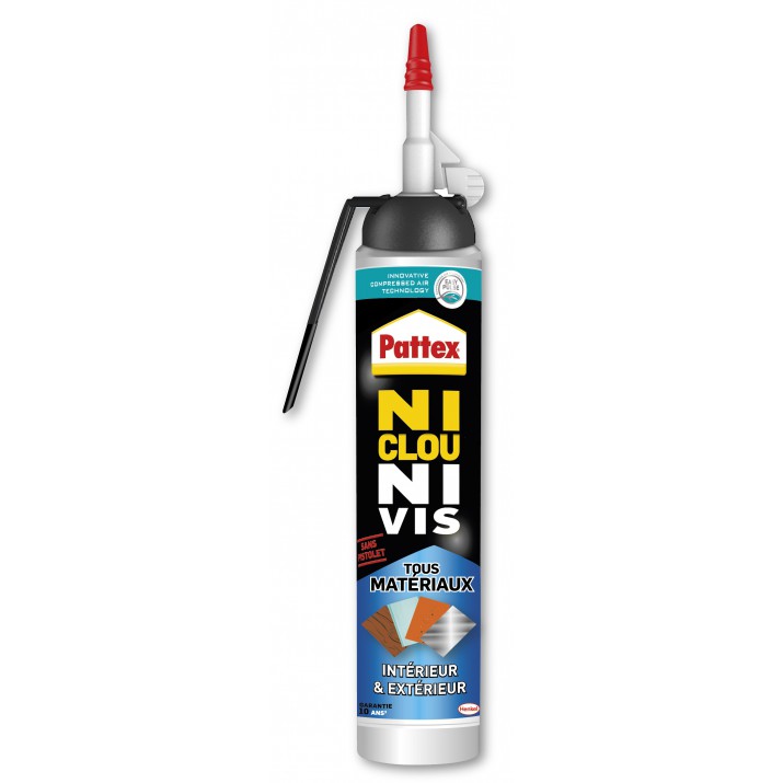 Pattex Ni Clou Ni Vis Tous matériaux gachette intégrée 326g