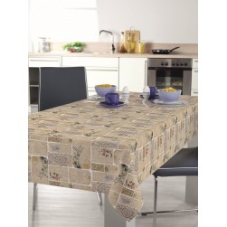 Toile cirée rectangulaire Castel Tickets 140x240cm