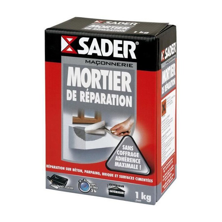 Mortier de réparation Sader 1kg