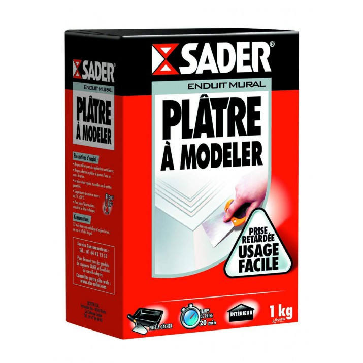 Plâtre à modeler Sader 1kg