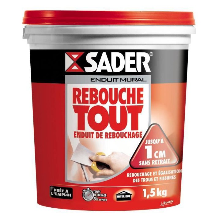 Enduit Rebouche Tout Sader 1,5kg