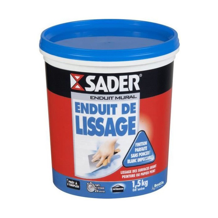 Enduit de lissage Sader 1,5kg
