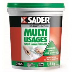 Enduit mural multi-usages Sader 1,5kg