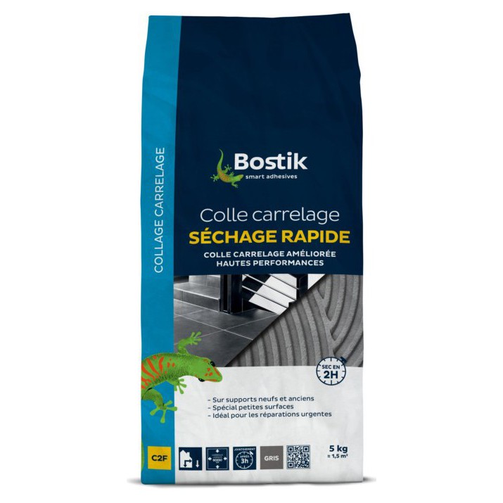 Bostik Colle carrelage séchage rapide 5kg