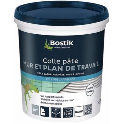 Bostik Colle carrelage mur et plan de travail 1,5kg