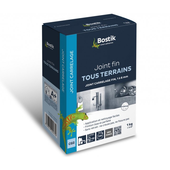 Bostik Joint fin pour carrelage 1kg