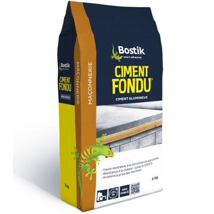 Bostik Ciment fondu gris foncé 5kg