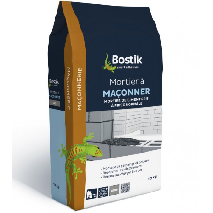 Bostik Mortier à maçonner 10kg