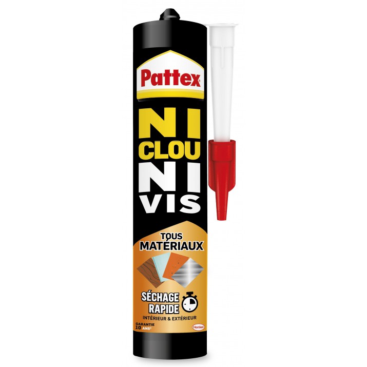 Pattex Ni Clou Ni Vis Tous matériaux séchage rapide 390g