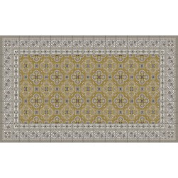 Tapis Intérieur Anti Dérapant et Absorbant Mozaic Yel 45X75cm