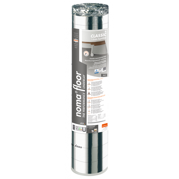 Nomafloor Sous-couche Silver Aquastop 25m²