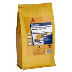 Sikawall Lissage Enduit de Finition poudre 4kg Blanc