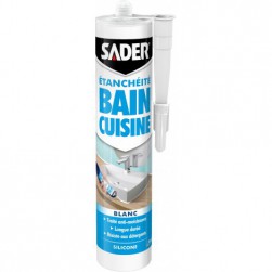 Mastic silicone Sader Bain et Cuisine 280ml