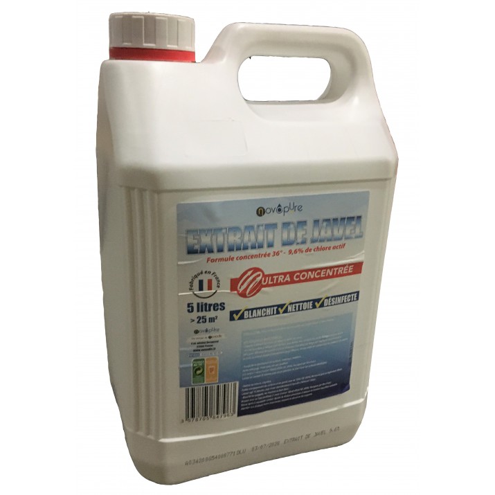 Extrait de javel 9,6% de chlore actif 5L