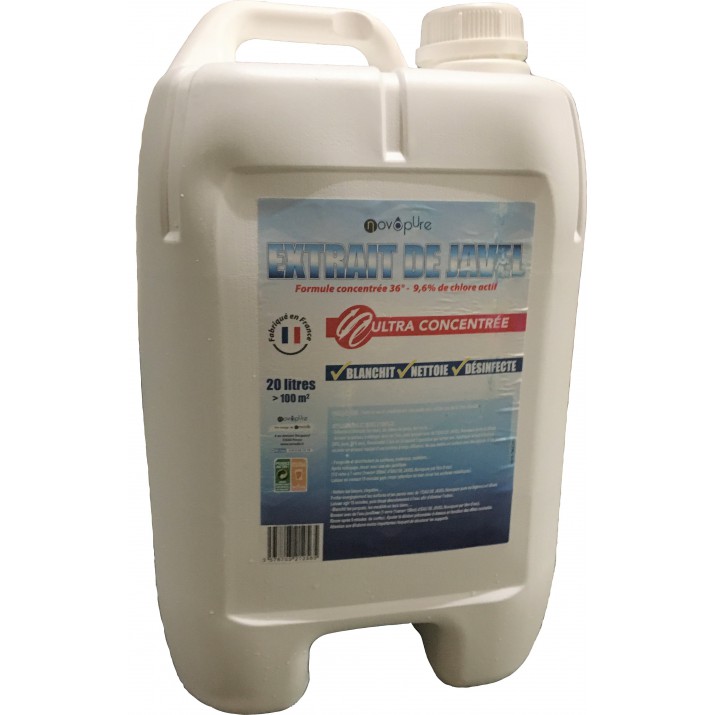 Extrait de javel 9,6% de chlore actif 20L