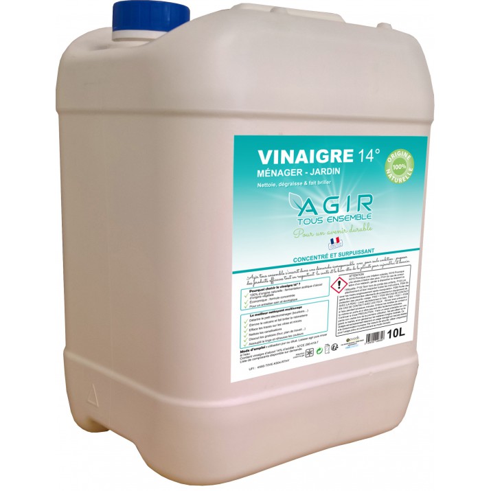Vinaigre ménager et jardin 14 degrés 10L