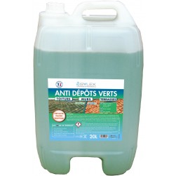 Sylex Nettoyant anti dépôts verts toitures murs terrasses 20L