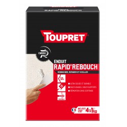 Toupret Enduit de rebouchage Rapid'Rebouch en poudre EN 4 kg