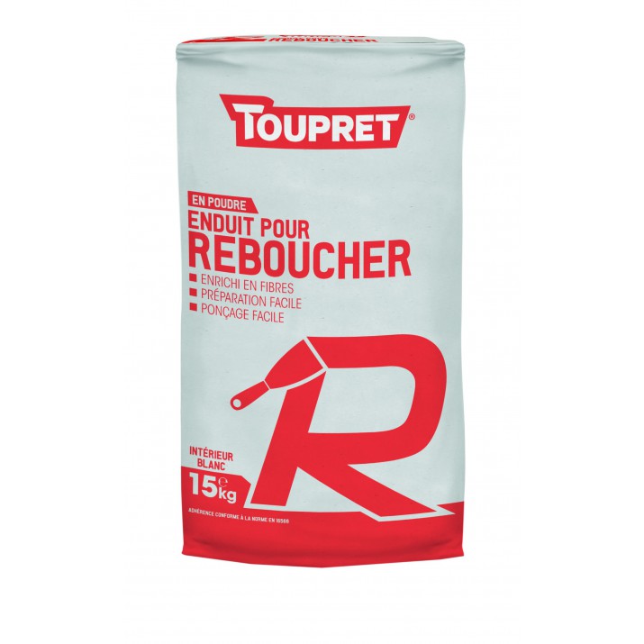 Toupret Enduit de rebouchage R poudre 15kg