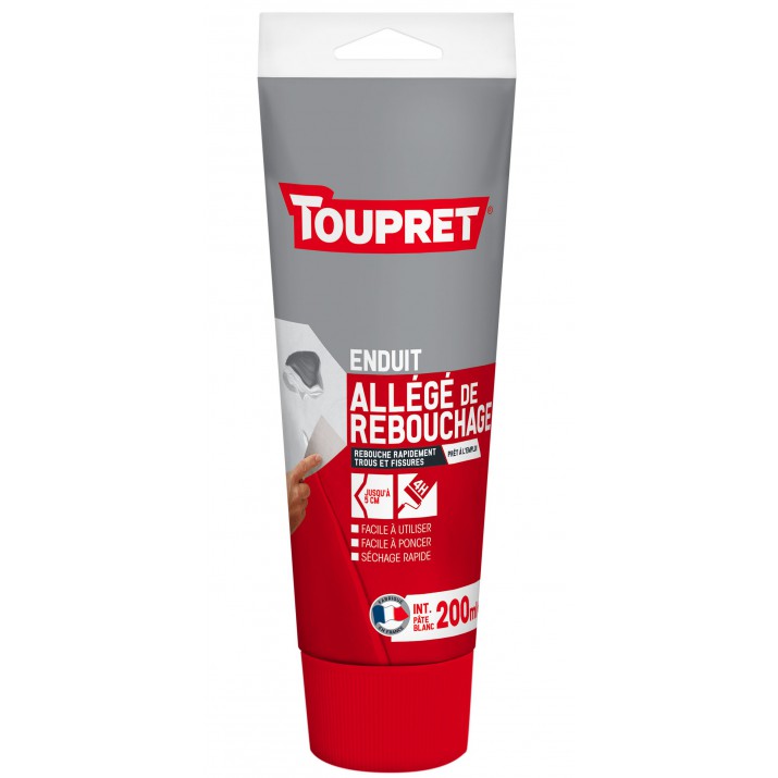 Toupret Enduit allégé de rebouchage tube 200 ml