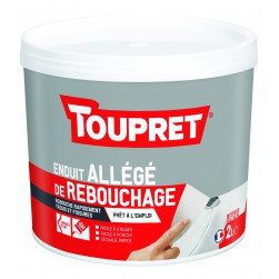 Toupret Enduit allégé de rebouchage pot de 2 L