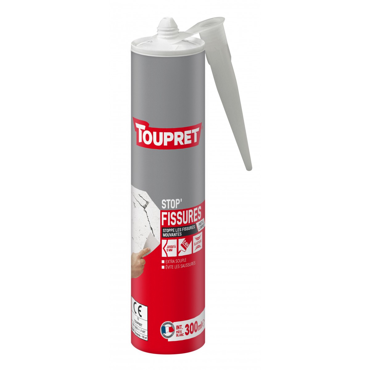 Toupret Enduit De Lissage 4 Kg En Pâte, Pour Mur / Plafond Intérieur