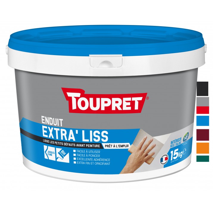 Toupret Enduit Extra'Liss pâte pot 15kg