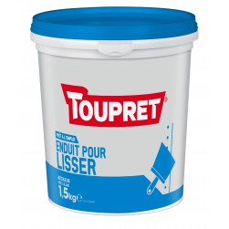 Toupret Enduit pour lisser pâte pot 1,5 kg