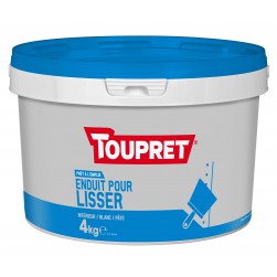 Toupret Enduit pour lisser pâte pot 4 kg
