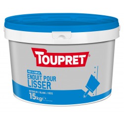Toupret Enduit pour lisser pâte pot 15kg