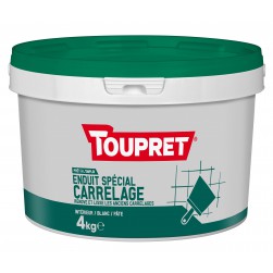 Toupret Enduit spécial carrelage pâte pot 4 kg
