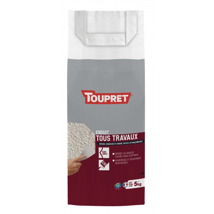 Toupret Tous travaux poudre 3 en 1 extérieur 5 kg