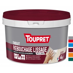 Toupret Rebouchage lissage 2 en 1 pot de 4 kg