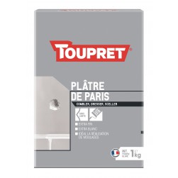 Toupret Plâtre de Paris en sac de 1kg