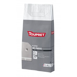 Toupret Plâtre de Paris en sac de 4kg