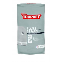 Toupret Plâtre de Paris en sac de 15kg