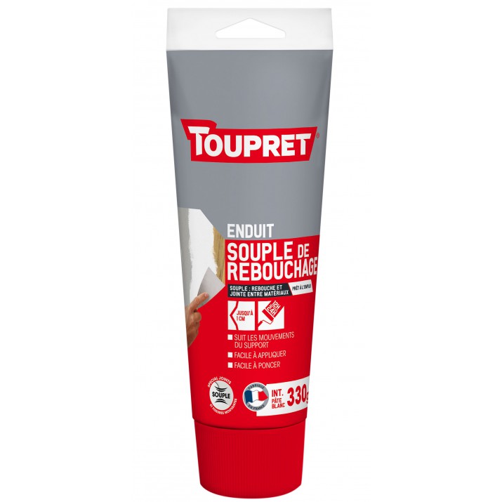 Toupret Enduit souple de rebouchage tube 330 gr