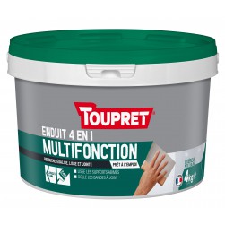 Toupret Enduit multifonction 4 en 1 pâte 4 kg