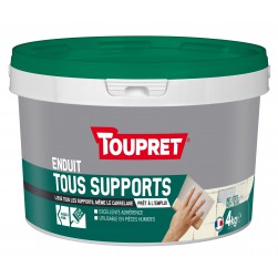 Toupret Enduit tous supports 3 en 1 pot 4 kg