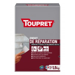 Toupret Enduit de réparation poudre boite 1,5 kg