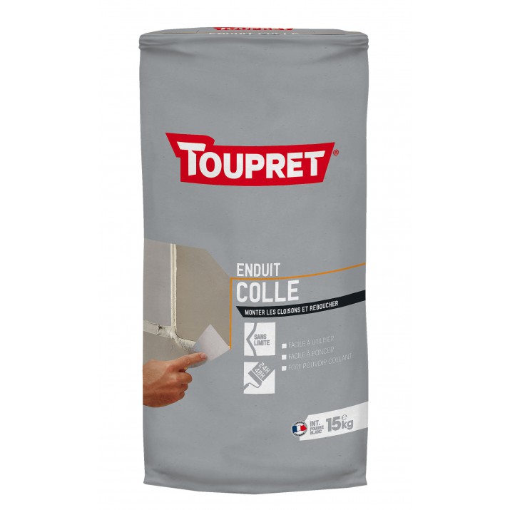 Toupret enduit colle poudre 15kg