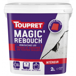 Toupret Enduit de rebouchage Magic'Rebouch en pâte allégé 2kg