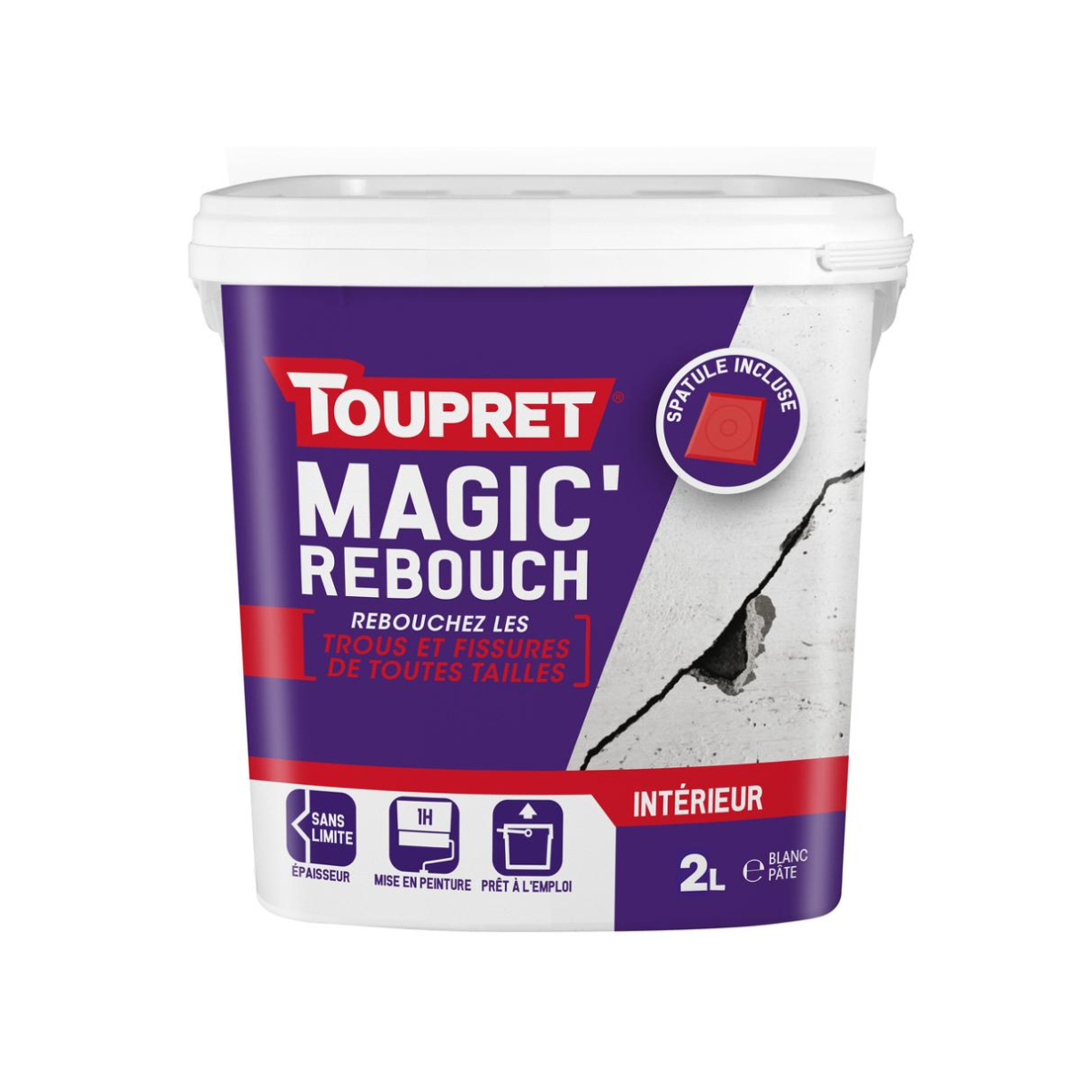 TOUPRET - Toupret Enduit de rebouchage Extra'Rebouch en pâte 1,5