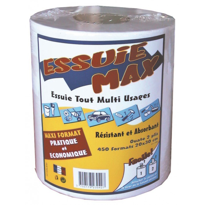 Bobine essuie-mains multi-usages 450 feuilles