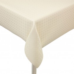 Protège table blanc 140x140cm